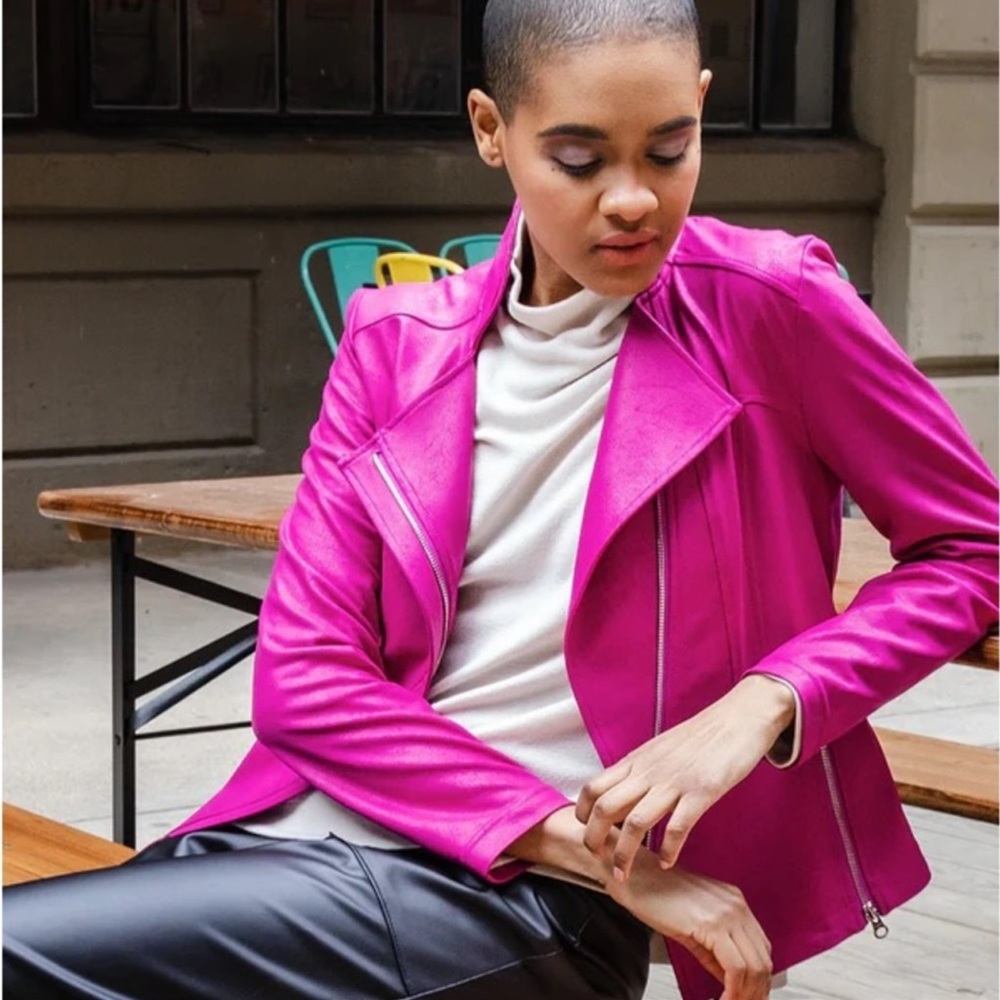 Clara Sun Woo magenta blazer